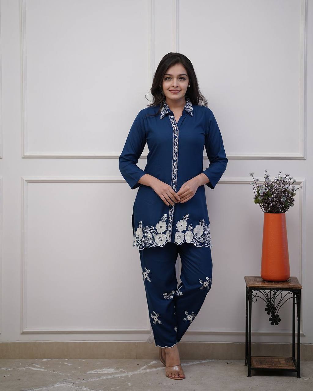 BEAUTIFUL RAYON EMBROIDERED CO-ORD SETS